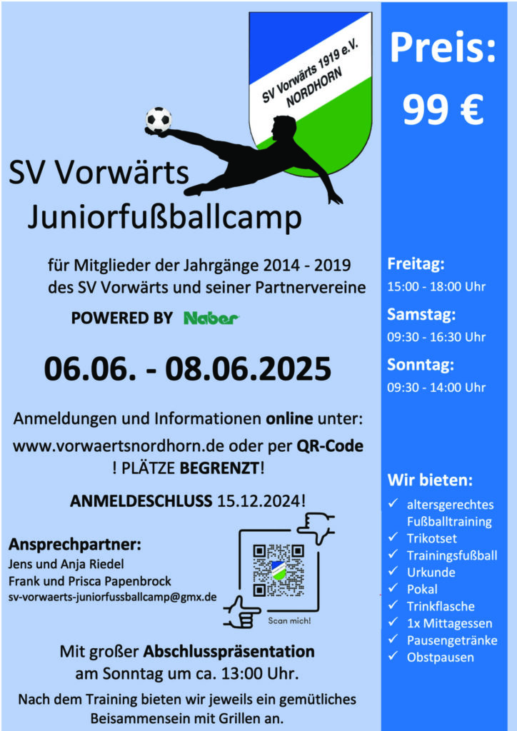 Junior Fußballcamp 2025